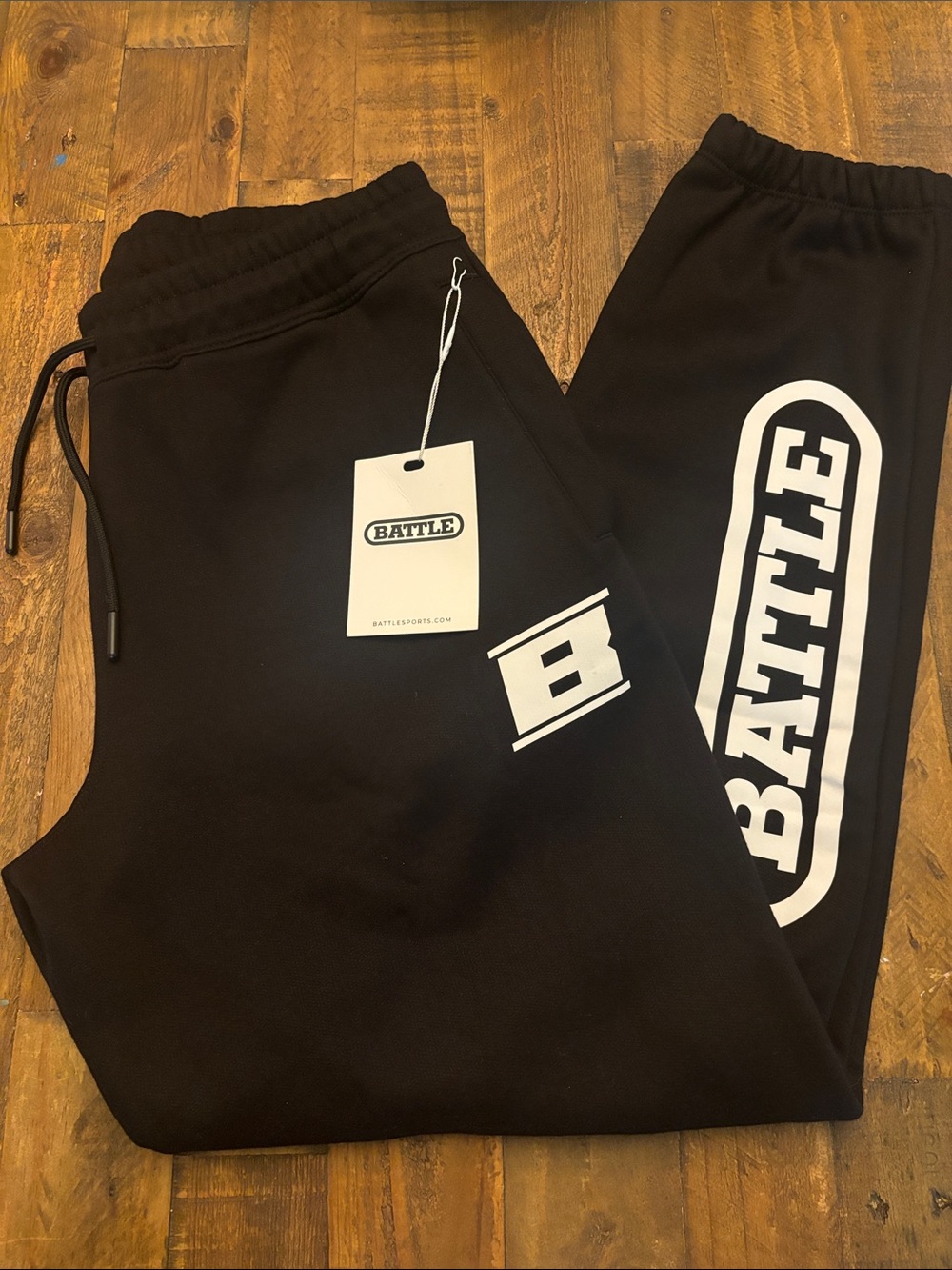 Men's Black Logo Jogger Sweatpants